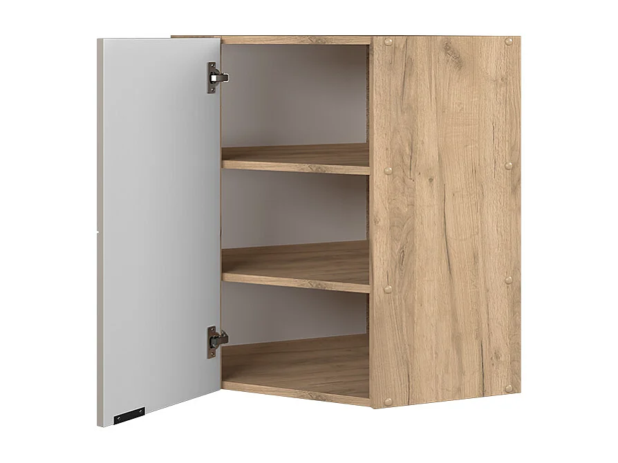 Elément haut de cuisine grisbeige 57x34.1x72 fame-line