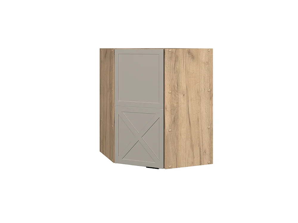 Hoek hangkast grijsbeige 57x34.1x72 fame-line