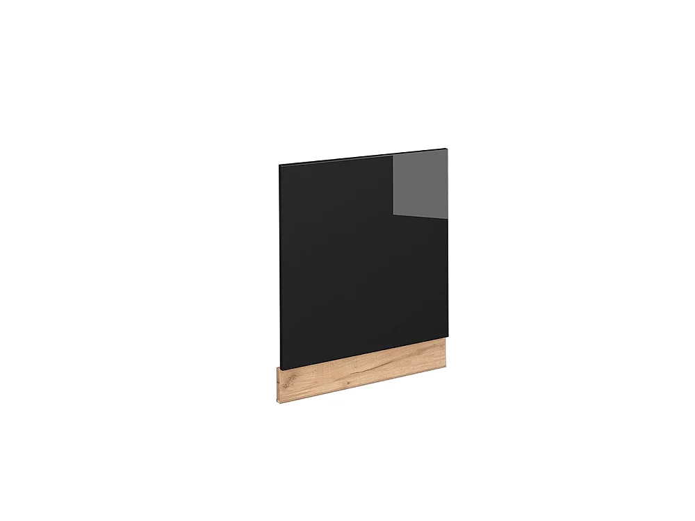 Frontblende schwarz eiche hochglanz 60x1.6x67.4 fame-line