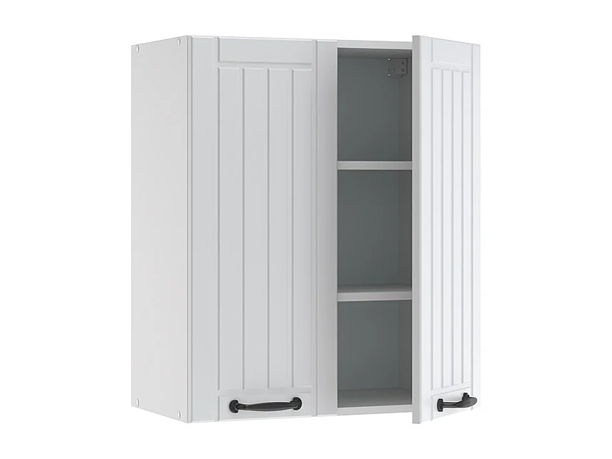 Elément haut de cuisine blanc campagne 60x34.1x72 fame-line