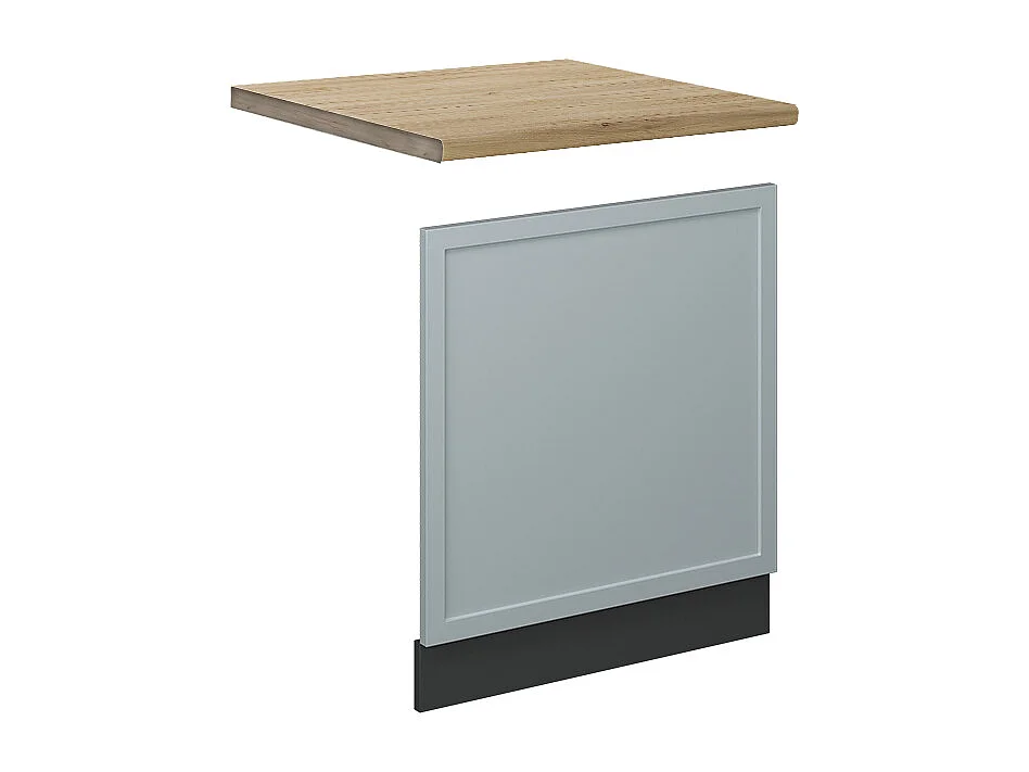 Panel frontal azul claro-gris 60x1.6x67.4 fame-line