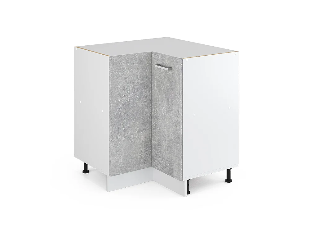 Hoekkast beton 75.6x46x81.6 r-line