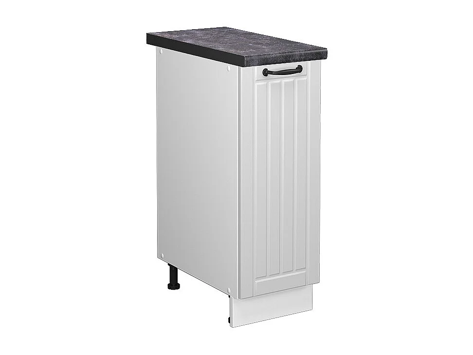 Meuble de cuisine blanc campagne 30x60x82 fame-line