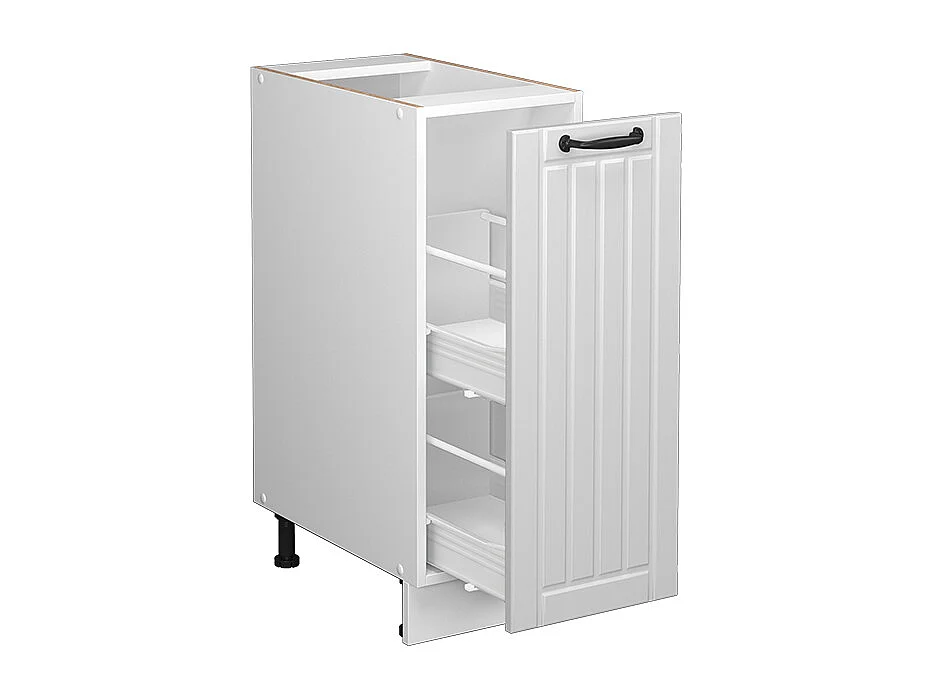 Meuble de cuisine blanc campagne 30x60x82 fame-line