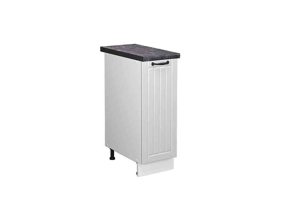 Meuble de cuisine blanc campagne 30x60x82 fame-line