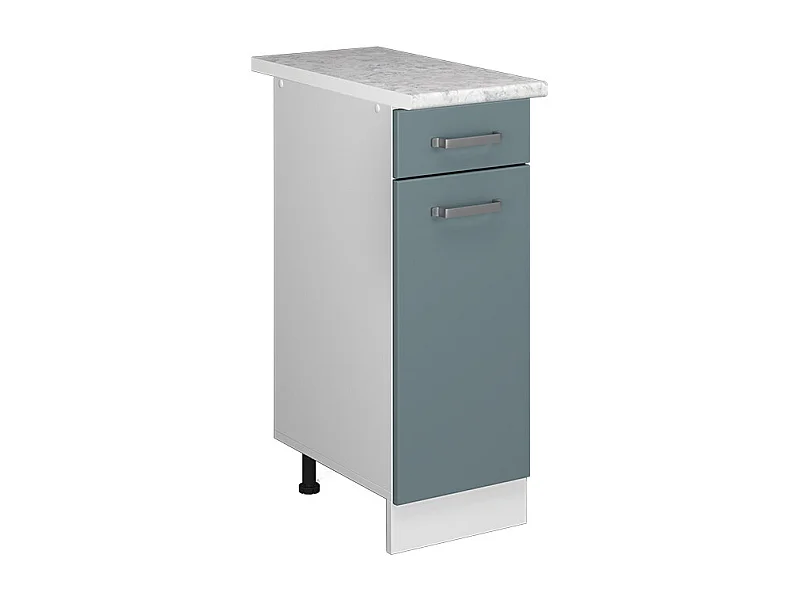 Mueble bajo de cocina gris azulado 30x60x81.6 r-line