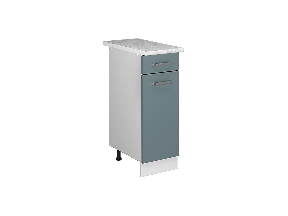 Meuble cuisine bleu-gris 30x60x81.6 r-line