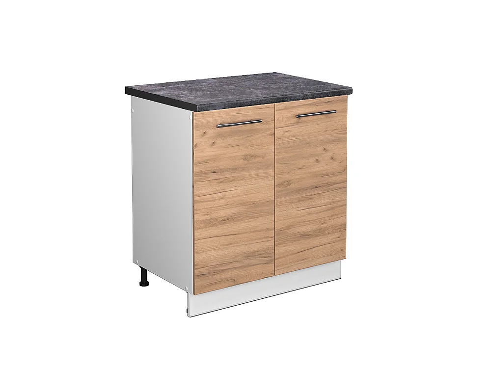 Diskbänksskåp goldkraft ek 80x60x82 fame-line