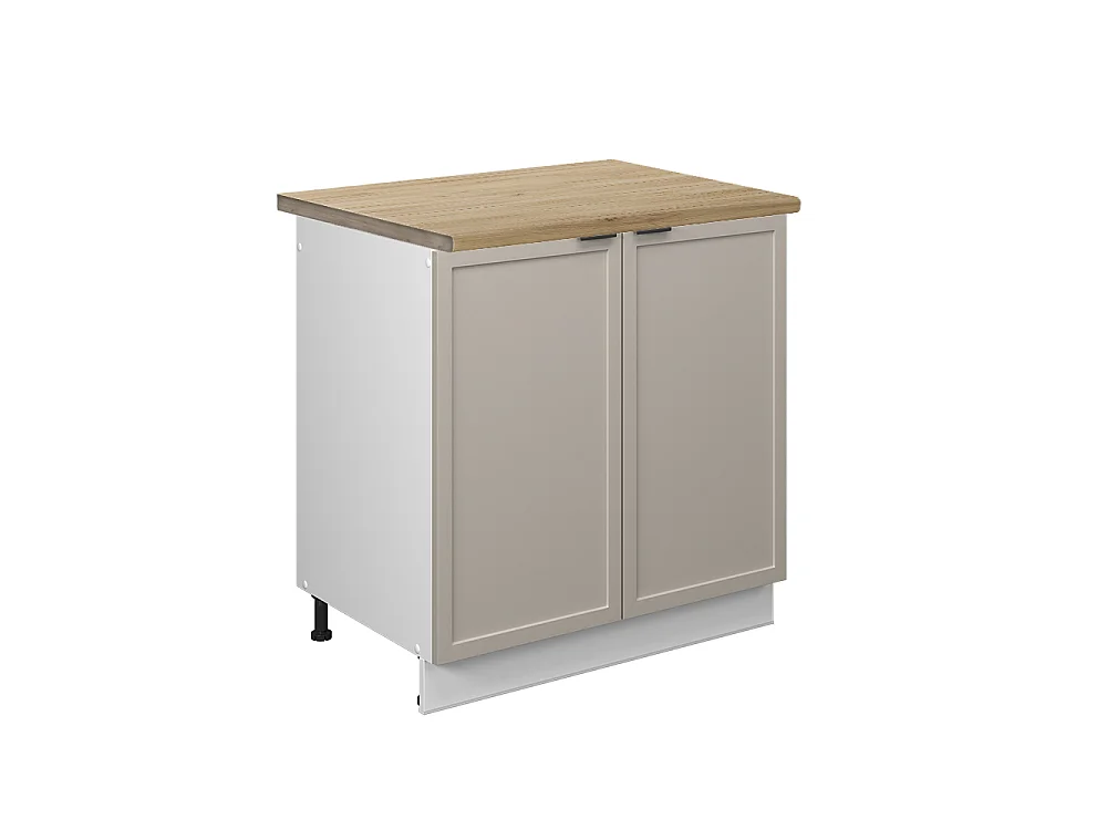Meuble bas sous-évier grisbeige 80x60x82 fame-line
