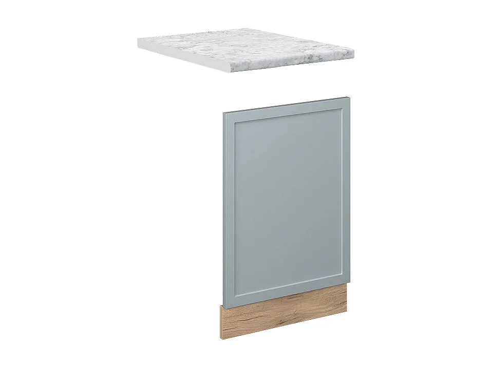 Panel frontal azul claro-gris 45x1.6x67.4 fame-line