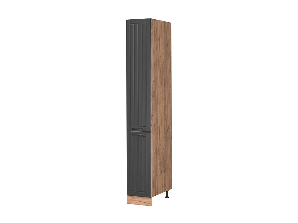Meuble haute de cuisine gris foncé 30x58x206.8 fame-line