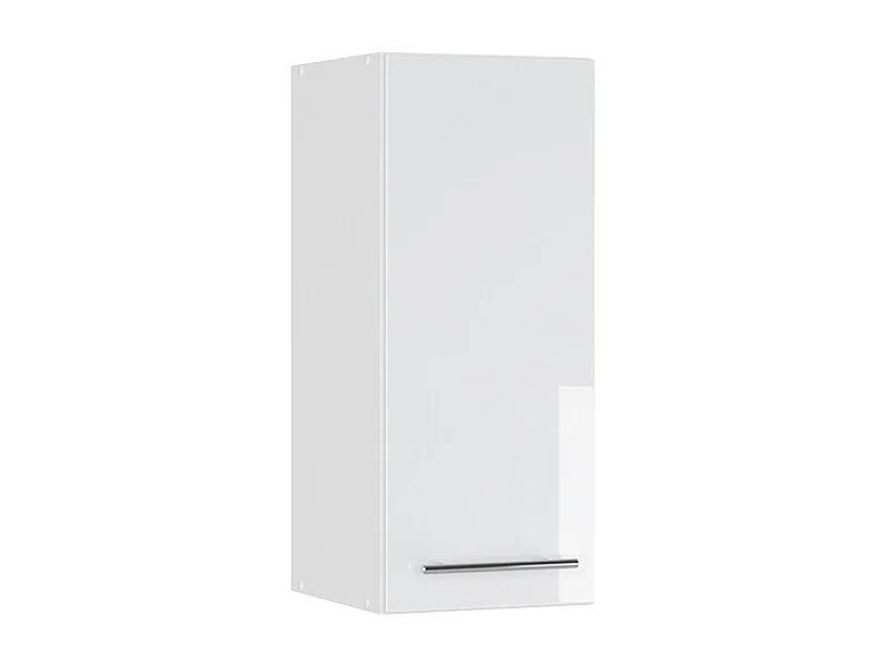 Szafka ścienna biały wysoki połysk 30x34.1x72 fame-line