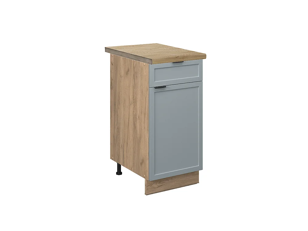 Meuble cuisine bleu clair-gris 40x60x82 fame-line