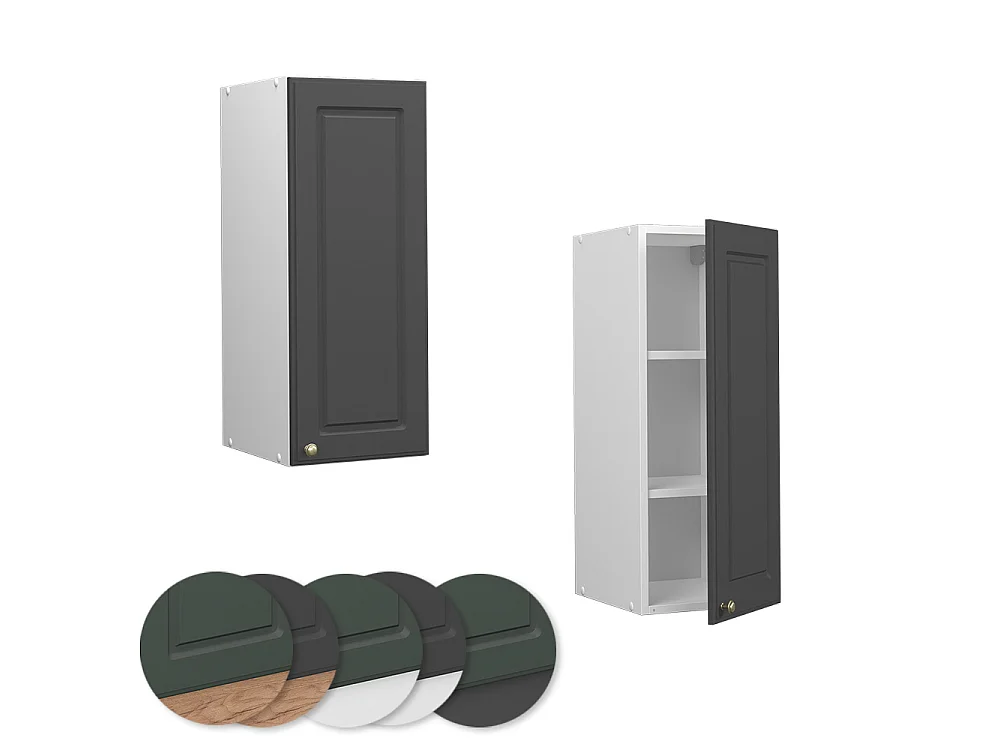 Wall cabinet anthracite gold 30x34.1x72 fame-line