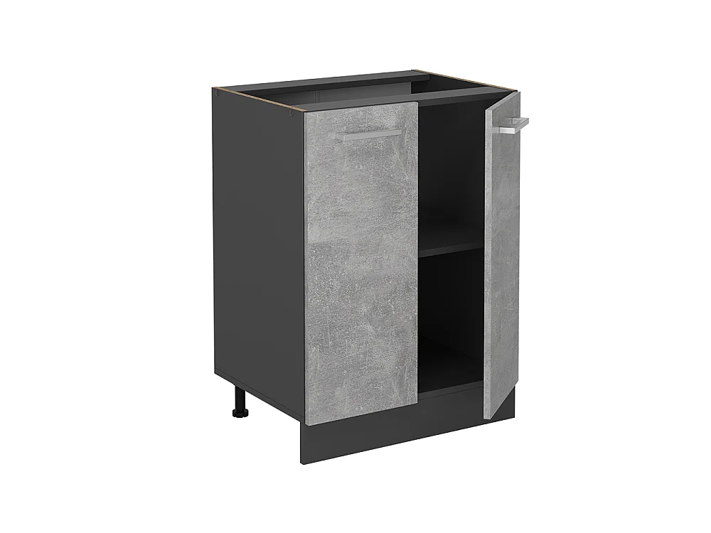 Köksunderskåp betong 60x60x81.6 r-line