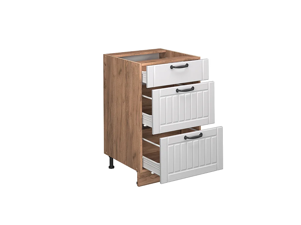 Mueble bajo de cocina blanco casa de campo 50x51.6x82 fame-line