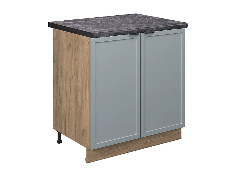 Spülenunterschrank hellblau-grau 80x60x82 fame-line