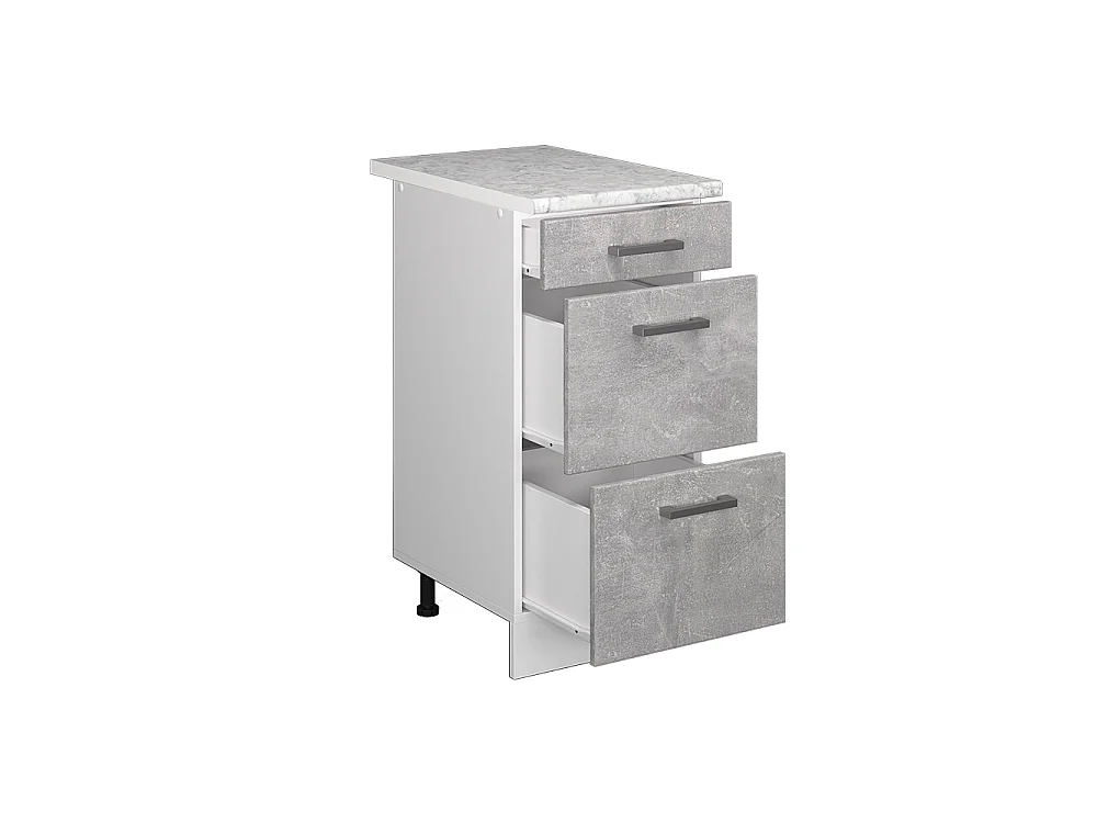 Meuble cuisine béton 40x60x81.6 r-line