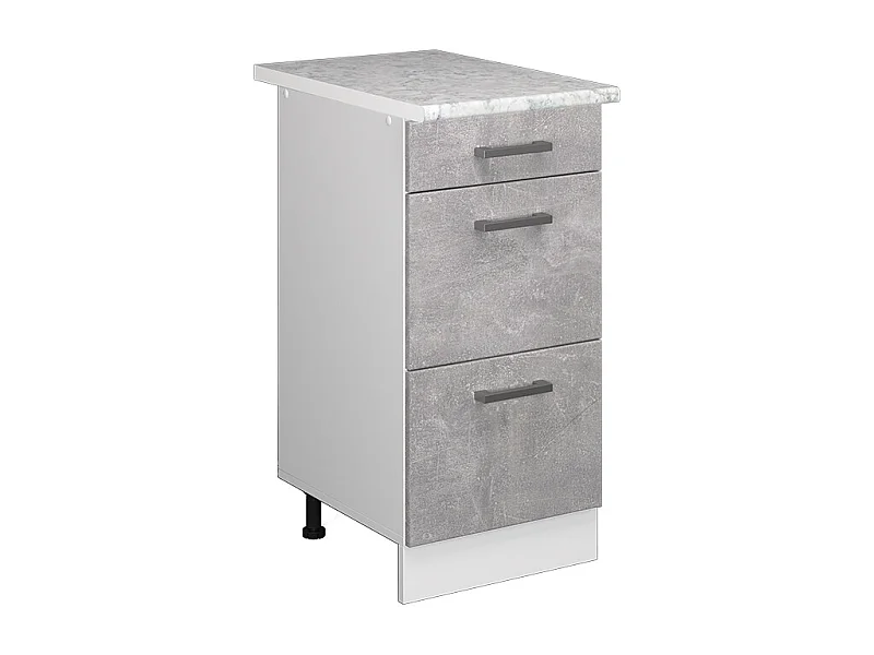 Mueble bajo de cocina hormigón 40x60x81.6 r-line