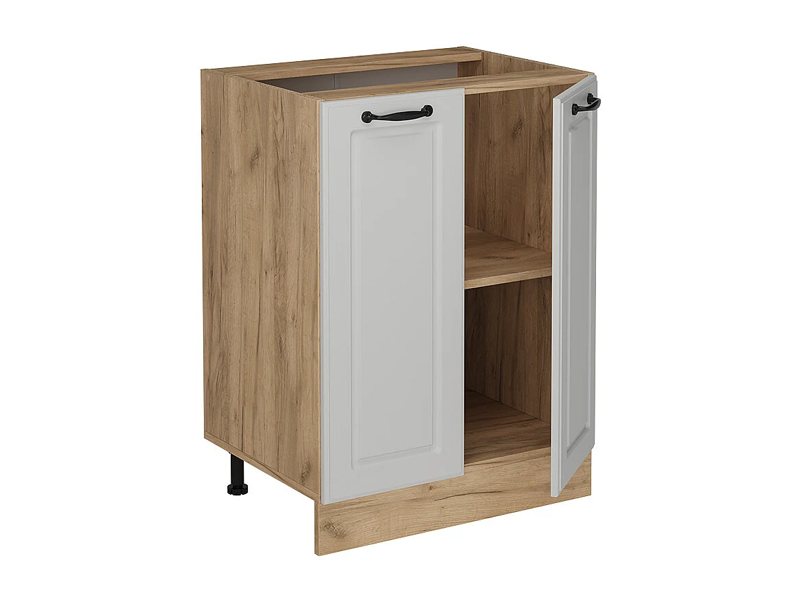 Mueble bajo de cocina blanco casa de campo 60x60x81.6 r-line