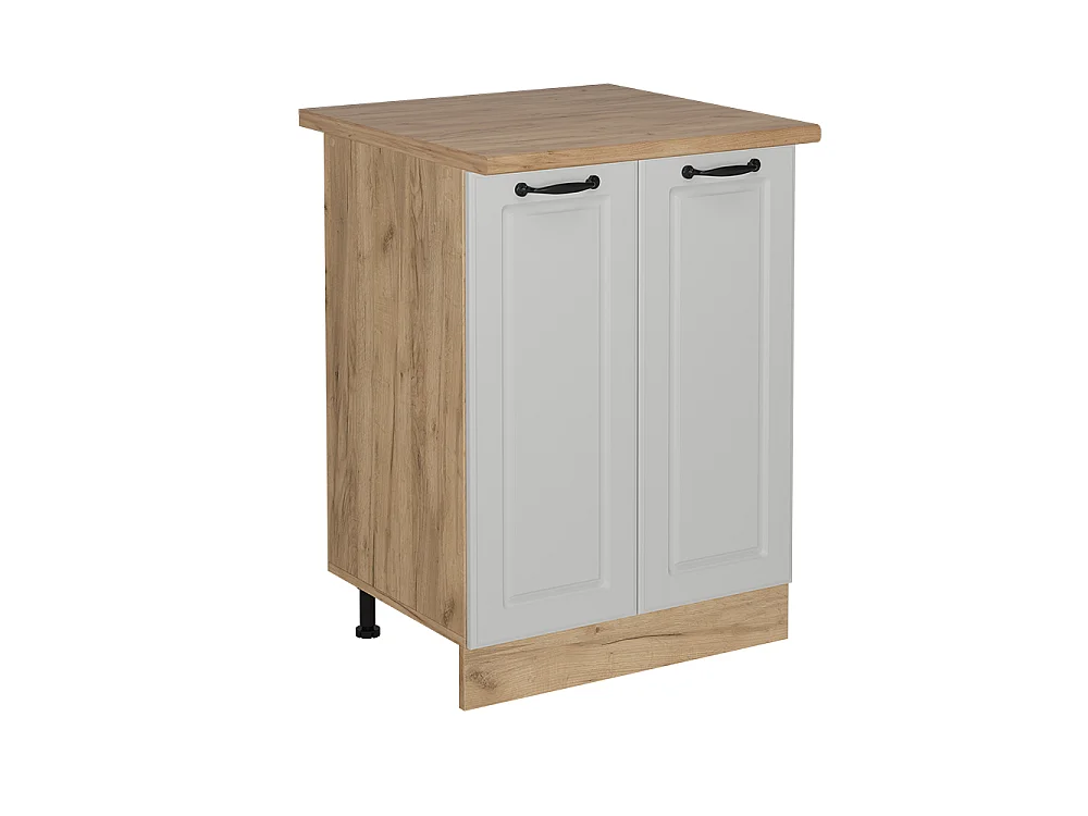 Meuble bas de cuisine blanc campagne 60x60x81.6 r-line