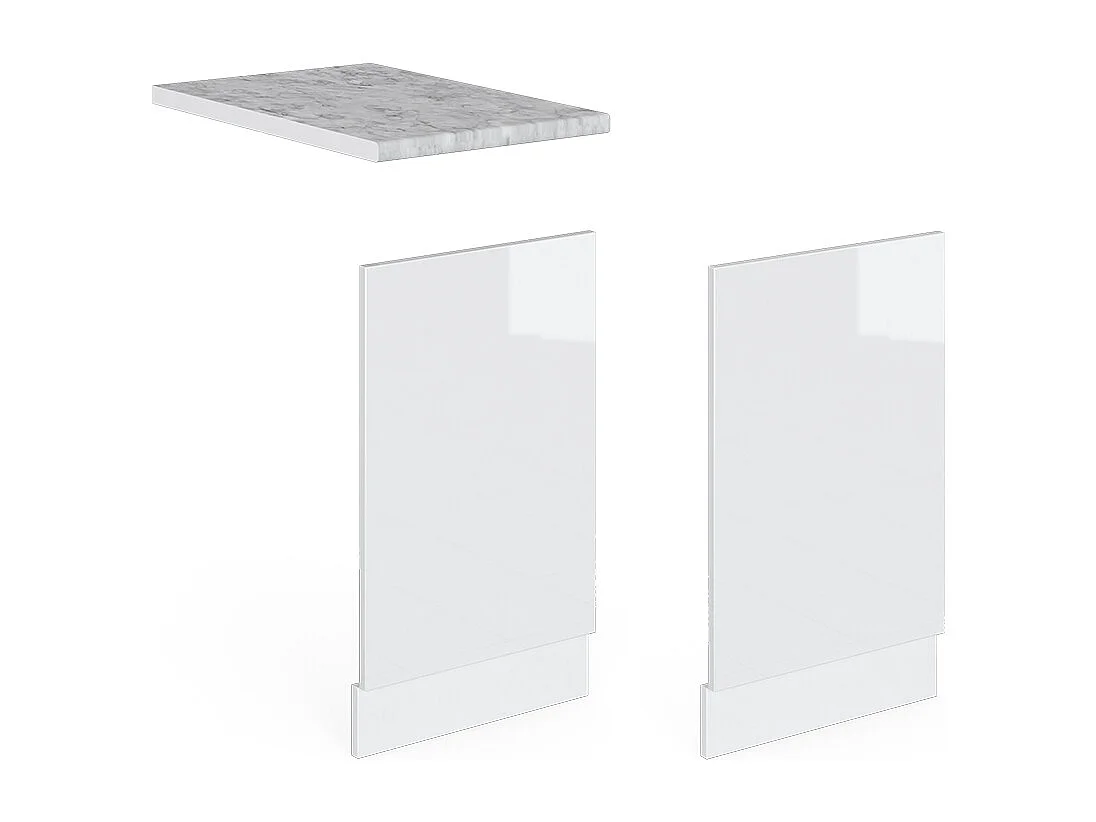 Façade blanc haute brillance 45x1.6x57.2 r-line