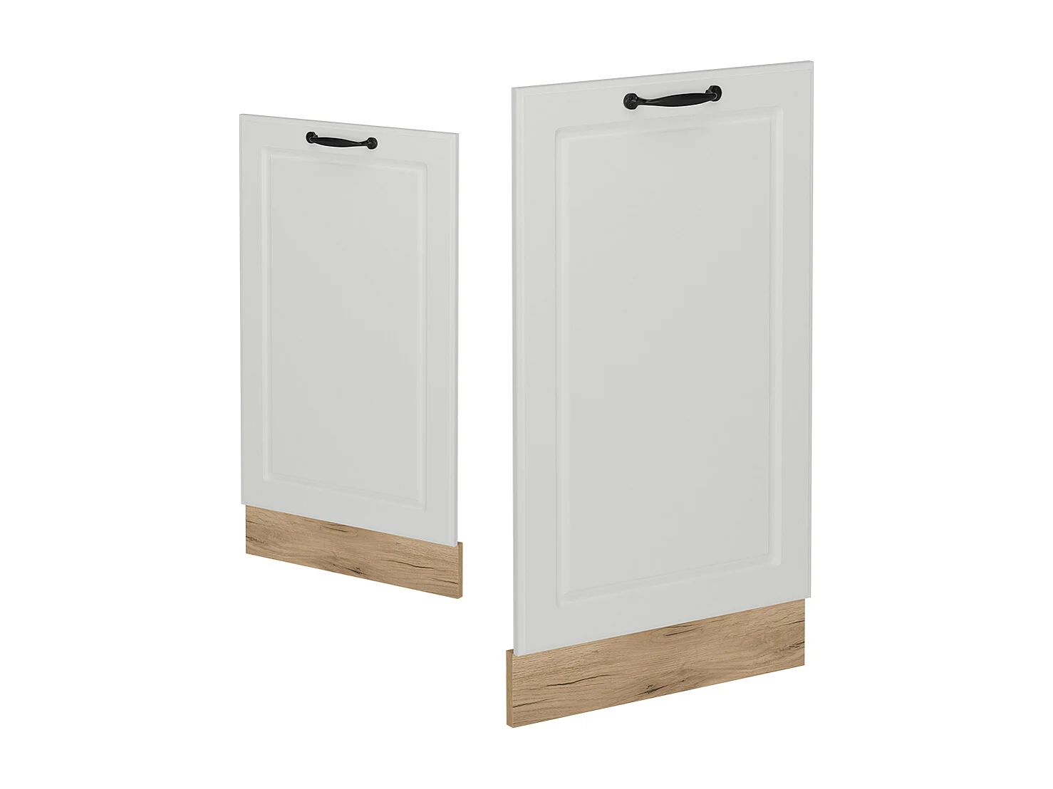 Pannello frontale della lavastoviglie bianco casa di campagna 45x1.6x81.8 r-line