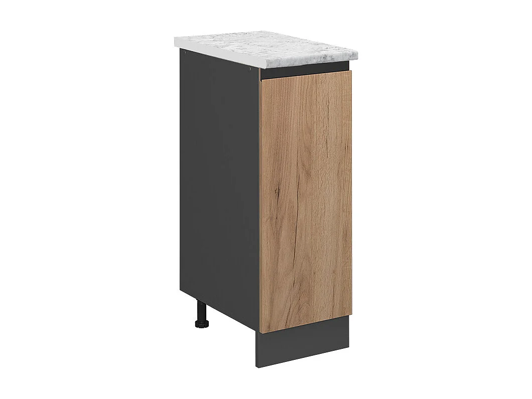 Meuble de cuisine chêne de force doré 30x60x81.6 r-line