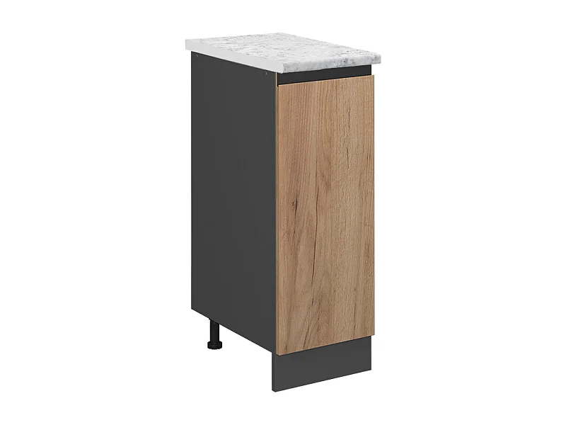 Meuble de cuisine chêne de force doré 30x60x81.6 r-line