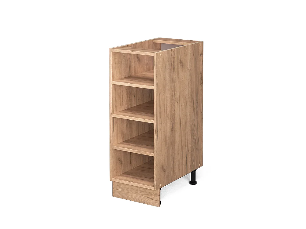 Keukenrek krachtige eik goud 30x60x82 fame-line