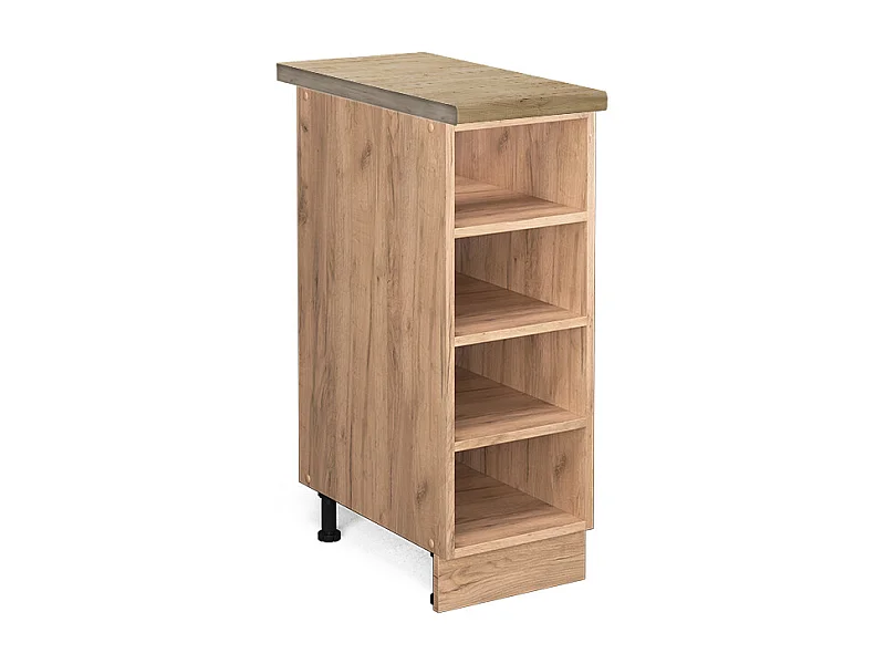 Półka kuchenna złoty dąb energetyczny 30x60x82 fame-line