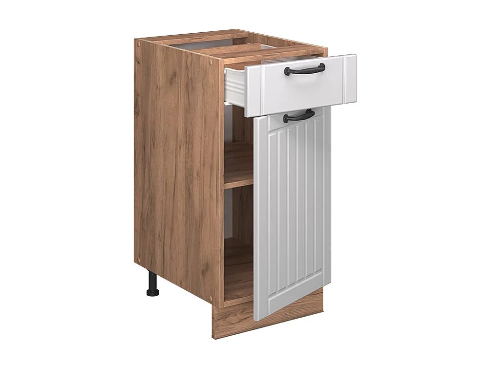 Meuble cuisine blanc campagne 40x51.6x82 fame-line