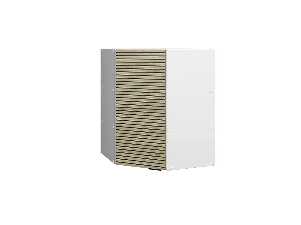 Hoek hangkast eiken paneel 57x34.1x72 fame-line