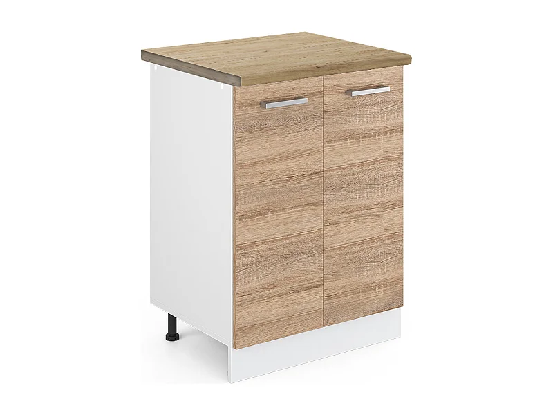 Mueble bajo de cocina sonoma 60x60x81.6 r-line