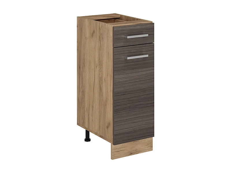 Meuble cuisine gris noble 30x46x81.6 r-line