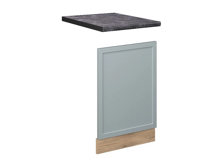 Façade bleu clair-gris 45x1.6x67.4 fame-line