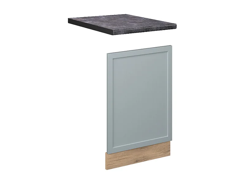 Frontpaneel licht blauw-grijs 45x1.6x67.4 fame-line