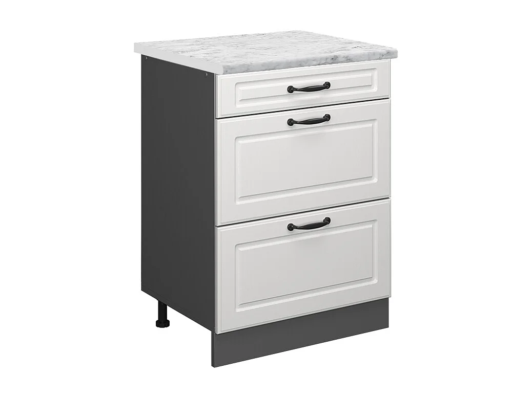 Meuble cuisine blanc campagne 60x60x81.6 r-line