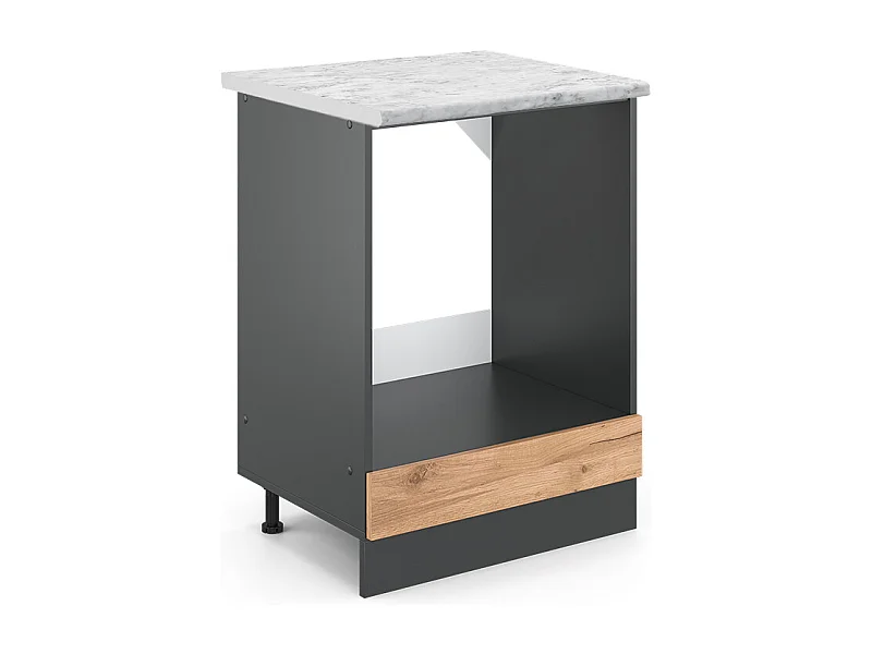 Armario para horno empotrado roble dorado 60x60x81.6 r-line