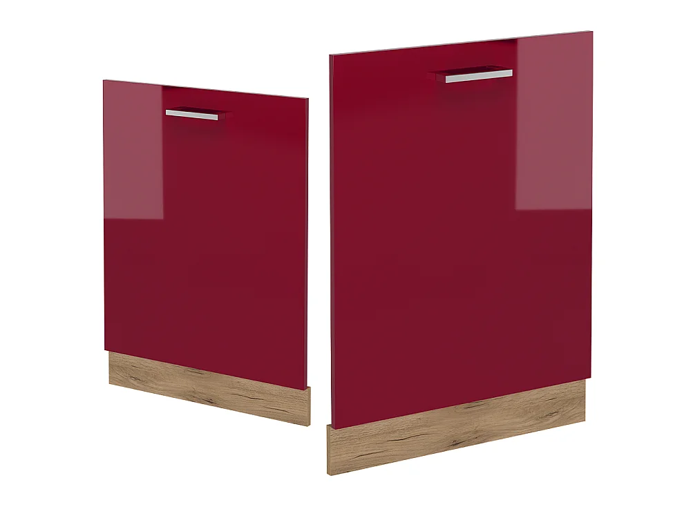 Frontblende rot hochglanz 60x1.6x81.8 r-line