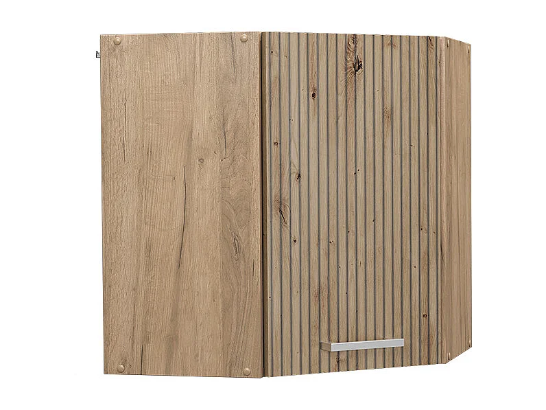 Armario colgante de esquina roble artesanal 57x34.1x60 r-line