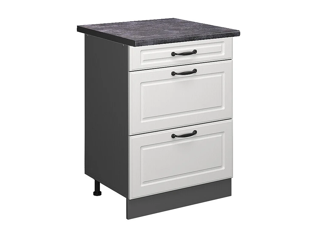 Meuble cuisine blanc campagne 60x60x81.6 r-line