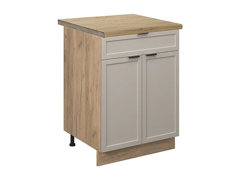 Meuble cuisine grisbeige 60x60x82 fame-line