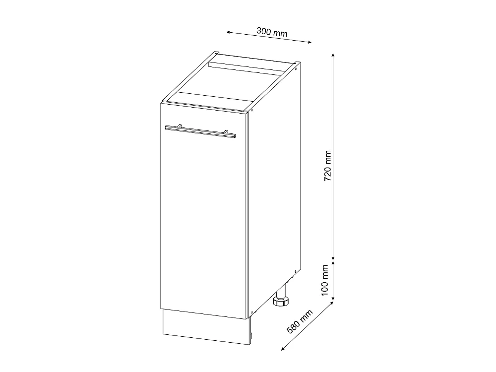 Apotheekkast bordeauxrode hoogglans 30x51.6x82 fame-line