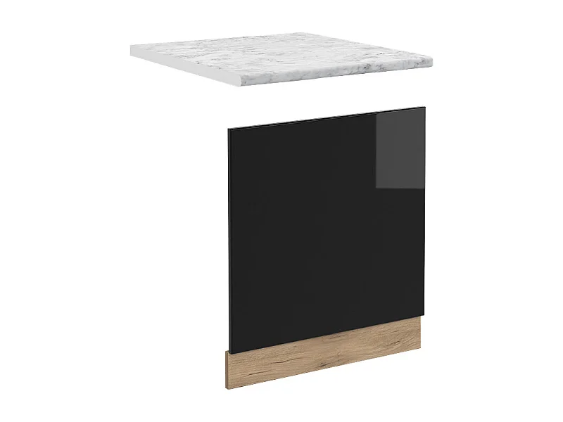 Pannello frontale nero lucido 60x1.6x57.2 r-line