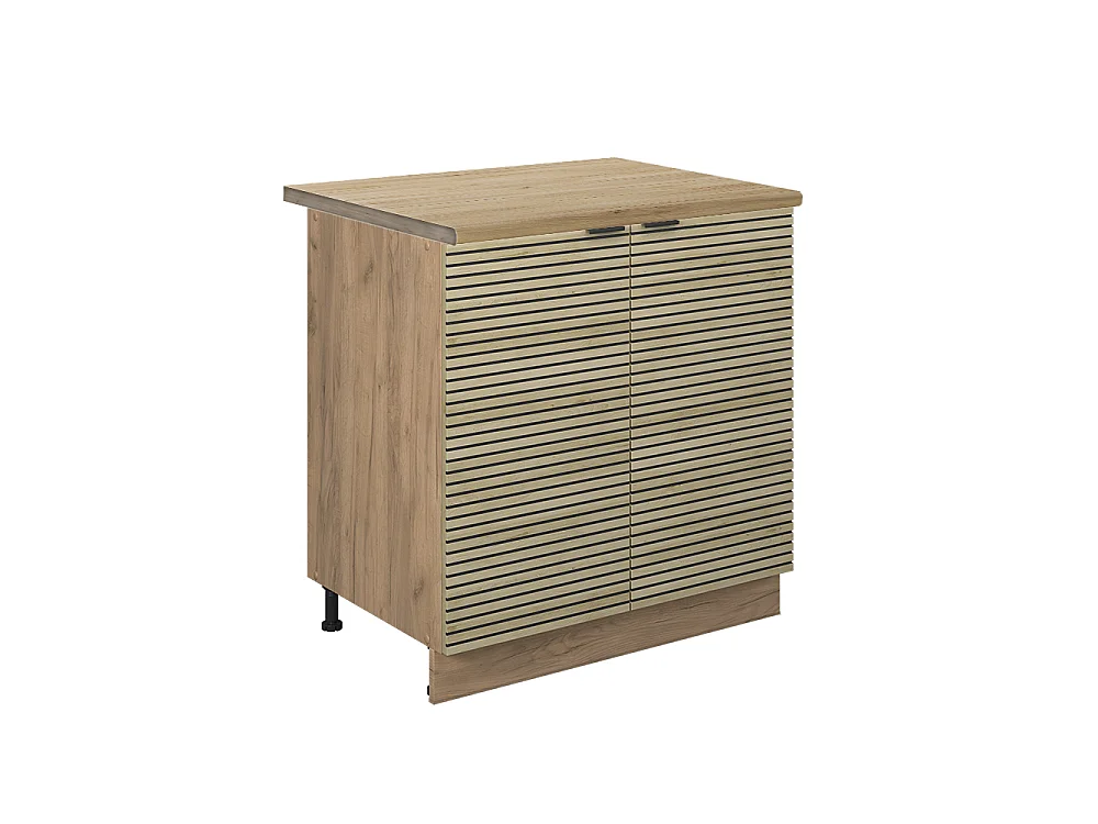 Keukenonderkast eiken paneel 80x60x82 fame-line