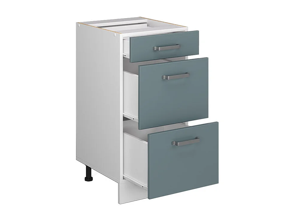 Mobiletto base per cucina grigio-blu 40x60x81.6 r-line