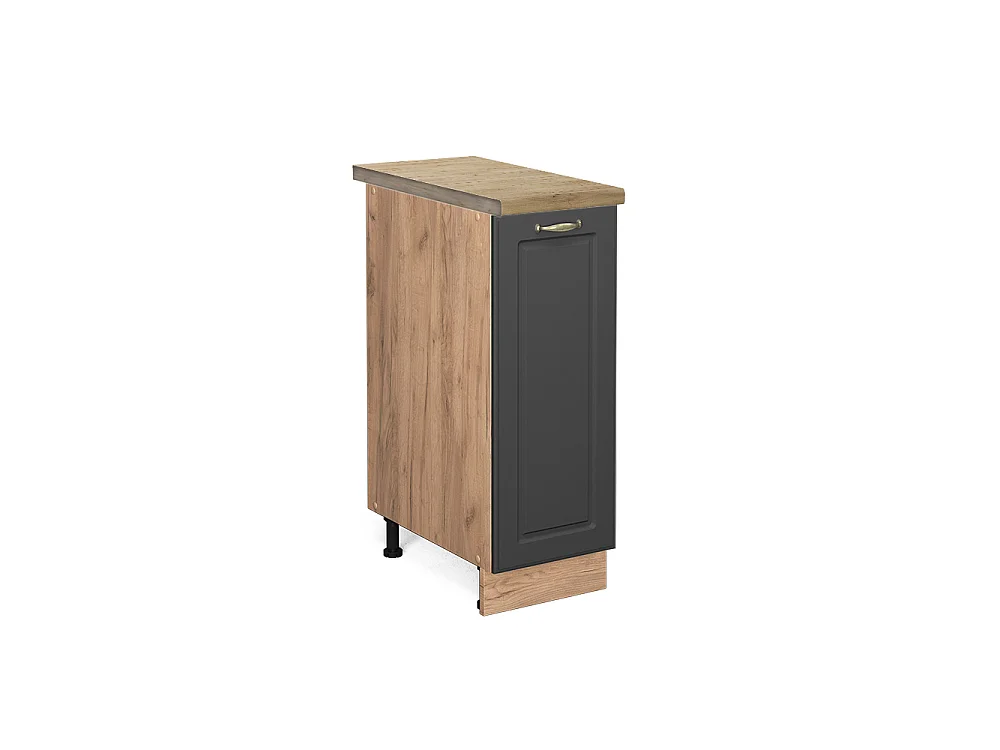 Apotheekkast antraciet-goud 30x60x82 fame-line