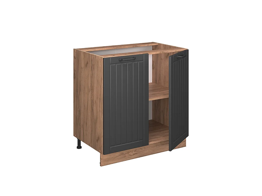 Keukenonderkast donkergrijs 80x60x82 fame-line
