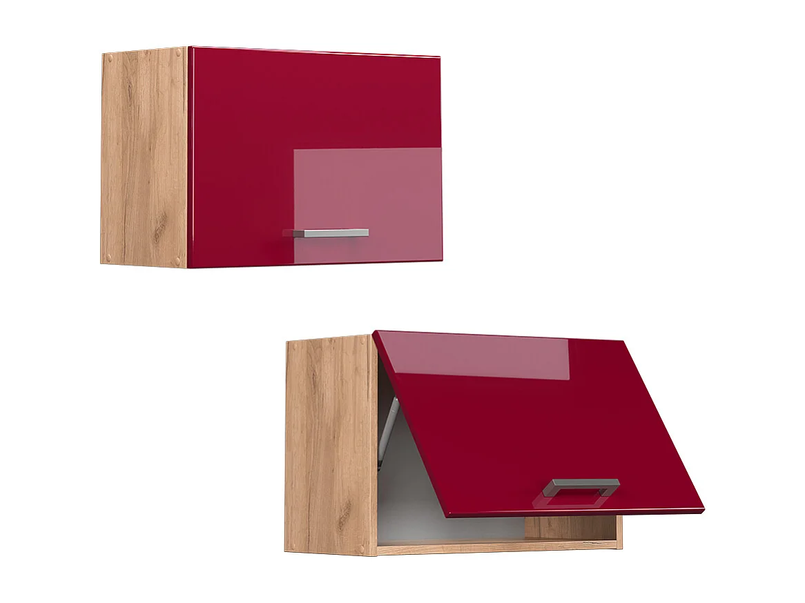 Hängeschrank rot hochglanz 60x31x40 r-line